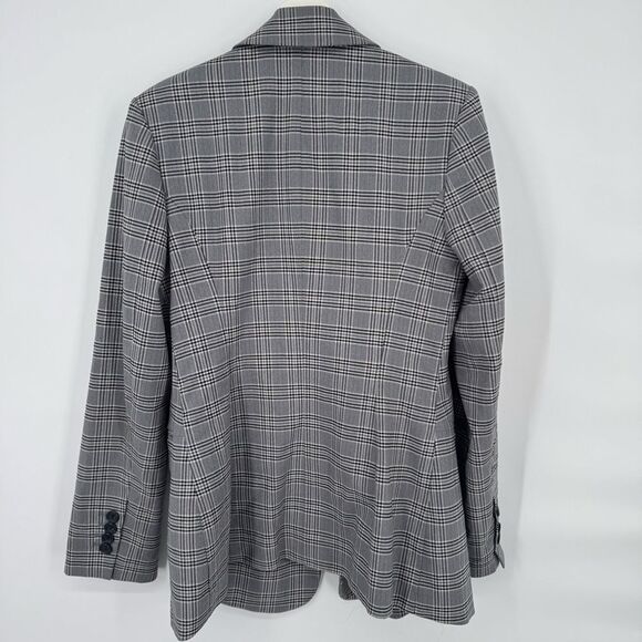 Treasure & Bond Black and White Plaid Blazer Size Medium - Picture 4 of 9